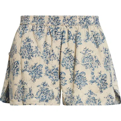 R13 Reversible Elastic Waist Shorts In Neutral