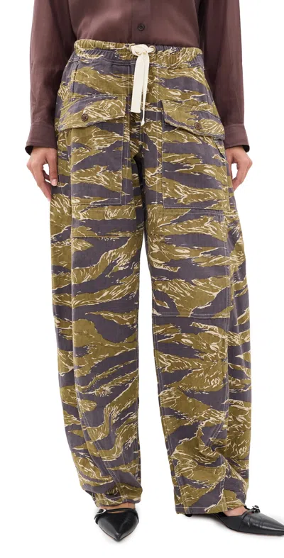 R13 Reversible Utility Pants Green Camo