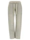 R13 Drawstring Panel Track Pants In Gray