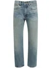 R13 Logo-appliqué Straight Jeans In Blue