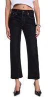 R13 Romeo Jeans Flocked Black In Flocked Black