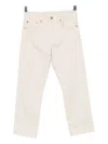 R13 Ssense Exclusive Off-white Jeans In Neutral