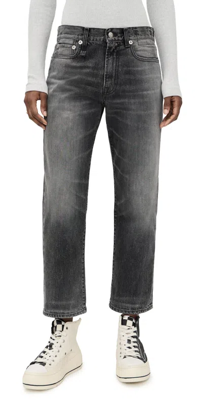 R13 Romeo Jeans Polaris Black In Blue