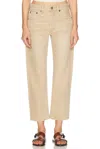 R13 Crossover Straight-leg Jeans In Harlyn Khaki