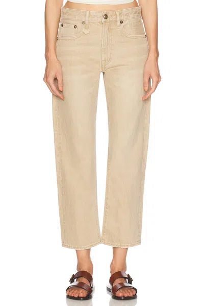 R13 Romeo Straight Leg In Harlyn Khaki