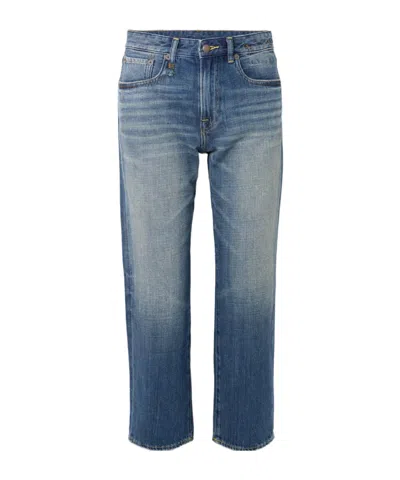 R13 Romeo Straight Leg Jeans In Blue