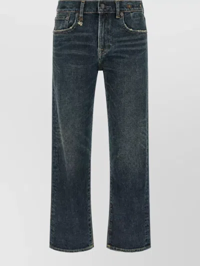 R13 Romeo Straight-leg Jeans In Blue