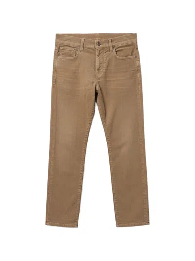 R13 Romeo Straight-leg Jeans In Brown