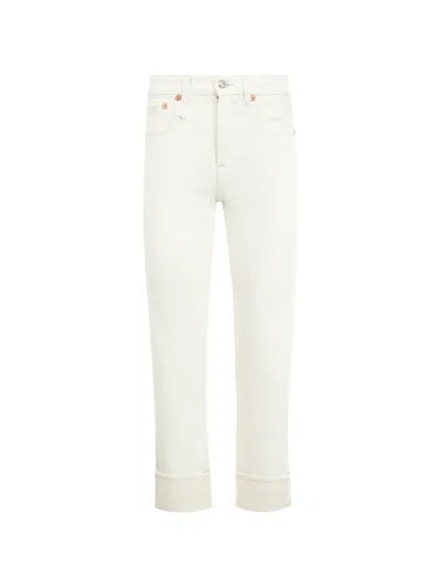 R13 Romeo Straight-leg Jeans In White