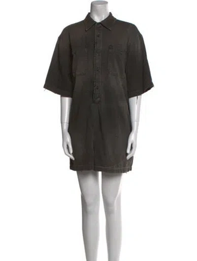 Pre-owned R13 Romper In Gray