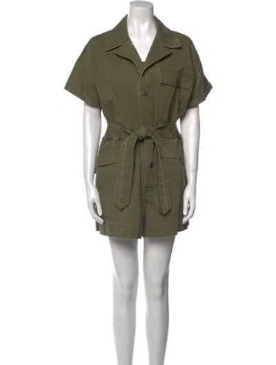 Pre-owned R13 Romper In Green