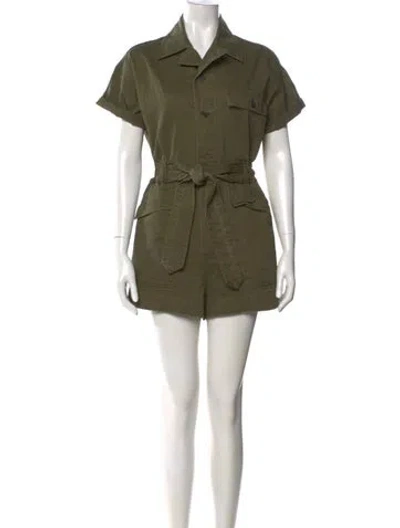 Pre-owned R13 Romper In Green