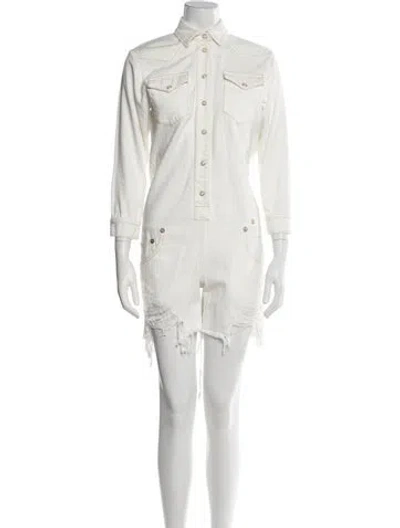 Pre-owned R13 Romper In White