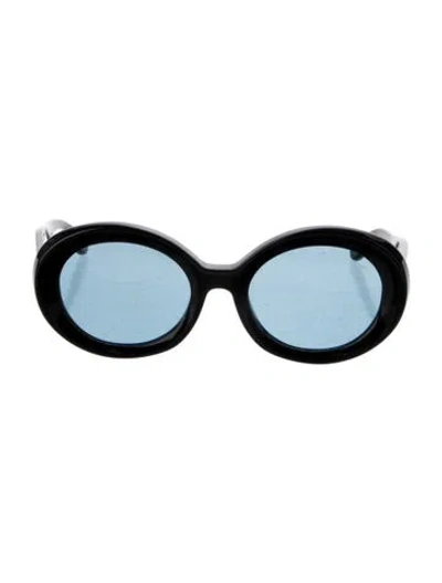Pre-owned R13 Round Tinted Sunglasses In Black