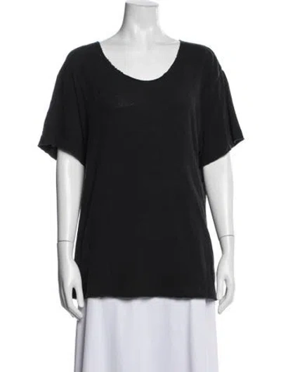 Pre-owned R13 Scoop Neck Short Sleeve T-shirt In Blue