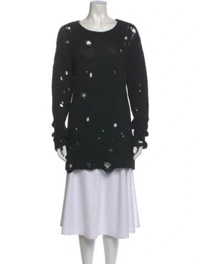 Pre-owned R13 Scoop Neck Sweater In Black