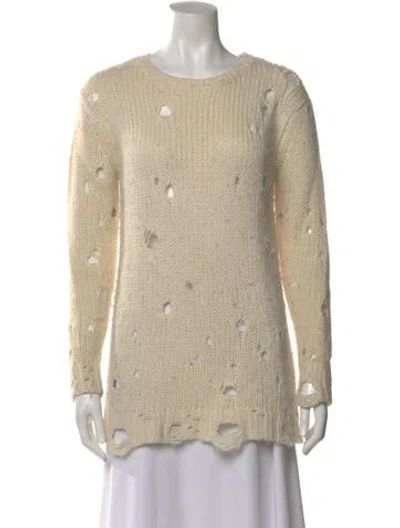 Pre-owned R13 Scoop Neck Sweater In Neutral