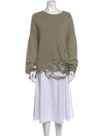 Pre-owned R13 Scoop Neck Sweater In Neutral