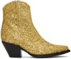 R13 Sequined Ankle Boots