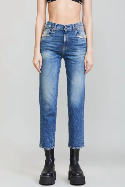 R13 Shelley Slim Jeans In Kelly Stretch