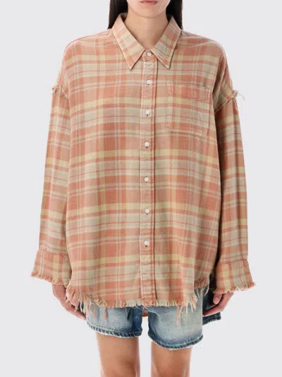 R13 SHIRT R13 WOMAN COLOR ORANGE,H21435004