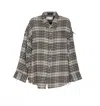 R13 Shredded Shirt In Multi