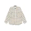 R13 Plaid Shirt In Multicolor