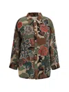 R13 Camouflage Shirt In Multicolour