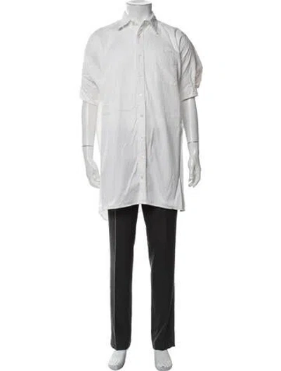 Pre-owned R13 Short Sleeve Dress Shirt In White