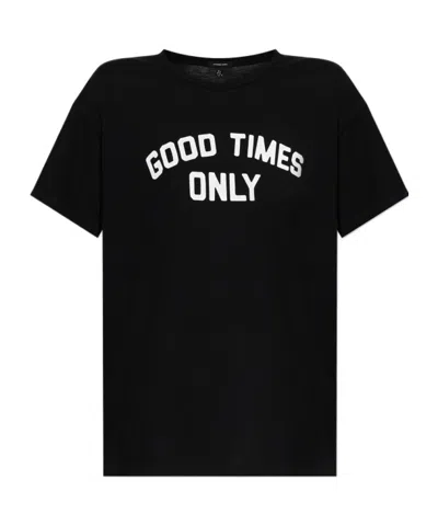 R13 Short Sleeve T-shirt In Black