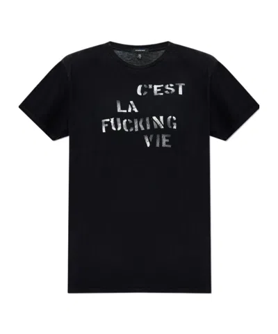R13 Short-sleeved T-shirt In Black