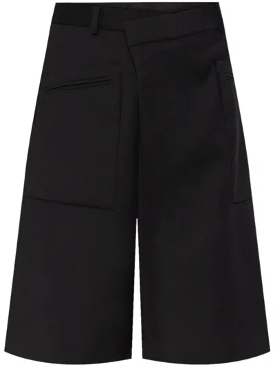 R13 TWIST-DETAIL SHORTS - WOMEN'S - VISCOSE/POLYURETHANE/POLYESTER