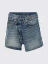 R13 Shorts  Woman Color Blue In Blue