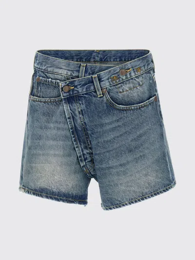 R13 SHORTS R13 WOMAN COLOR BLUE,G98237009