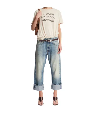 R13 Short-sleeved T-shirt In Neutral