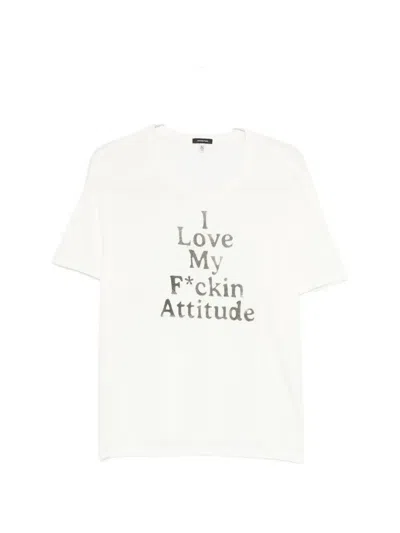 R13 Short-sleeves T-shirt In White