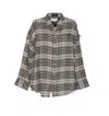R13 Shredded Shirt In Multi
