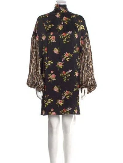 Pre-owned R13 Silk Knee-length Dress In Black