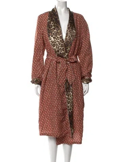 Pre-owned R13 Silk Long Dress In Brown