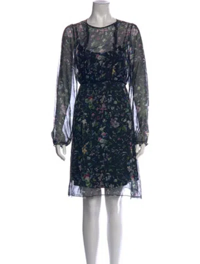 Pre-owned R13 Silk Mini Dress In Black