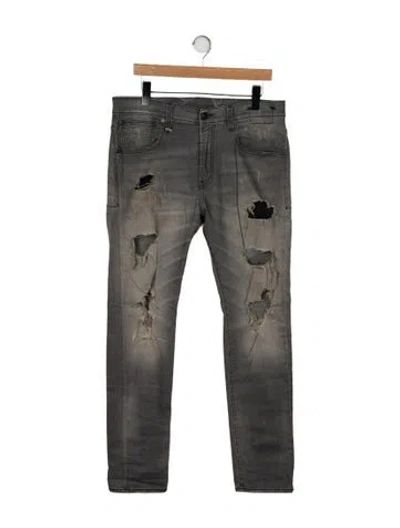 Pre-owned R13 Skinny Jeans In Gray