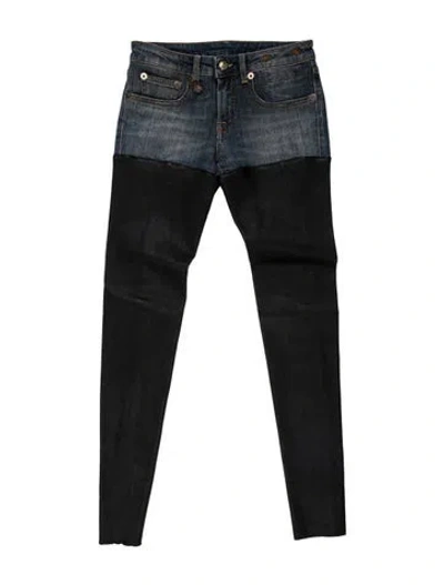 Pre-owned R13 Skinny Leg Pants In Blue