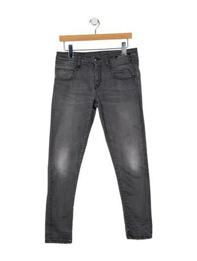 Pre-owned R13 Skinny Leg Pants In Gray