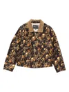 R13 Skull Bomber Jacket In Brown