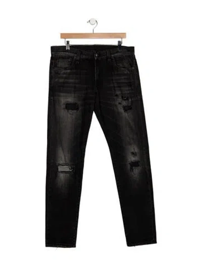 Pre-owned R13 Slim Fit Jeans In Black