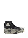 R13 Kurt Platform High Top Sneaker In Black