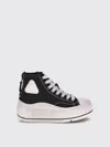 R13 Black Polyethylene High Top Sneakers In Black