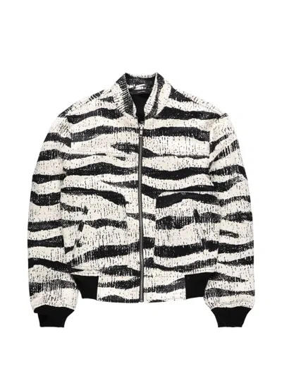 R13 Stand-collar Jacket In Multi