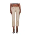 R13 Straight Jeans In Beige