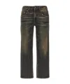 R13 Boy Straight Jeans In Black